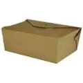 Multi Takeaway æske 1600 ml 195x140x63mm Karton med biocoating Brun,4 pk x 50 stk/krt