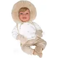 Munecas Arias Elegant Zoe Med Votter Vektet Babydukke 45 Cm