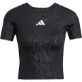 Adidas Techfit Printed Kortarmet T-skjorte
