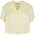 Urban Classics Viscose Satin Resort Kortarmet Skjorte