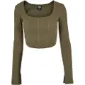 Urban Classics Short Rib Corsage Langarmet T-skjorte
