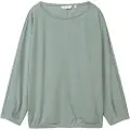 Tom Tailor 1044148 Batwing Herringbone 3/4-ermet T-skjorte