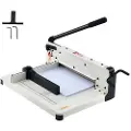 Vevor papirkutter 12" A4 giljotiner papirtrimmer 400 ark kapasitet metallbase