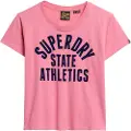 Superdry Varsity Flocked Fitted Kortarmet T-skjorte