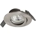 Ledvance Recess Set, Innsunket spotlight, GU10, 1 ampuller, 4,3 W, 2700 K, Nickel