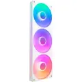 NZXT F Series F360 RGB Core - Enkeltramme vifte enhet - 120 mm - matt hvit