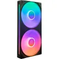 NZXT F240 RGB CORE UNIBODY - 240mm - Kabinettvifte - 120mm - Svart - 30 dBA