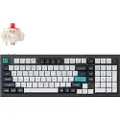 Keychron Q5 MAX 96% Knob Wireless Tri-Mode QMK/VIA - Gateron Jupiter Red - Gamingtastatur - Nordisk - Svart