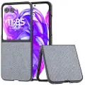 Mtp Products Motorola Razr 50 Ultra Rhinestone Tekstur Hybrid-deksel - Grå