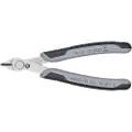 Knipex 78 03 125 ESD, Diagonal tang, Rustfritt stål, Stål, Plast, Sort, Grå, 125 mm, 55 g