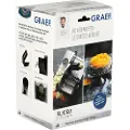 Graef MiniSlice, Sort, Plast, V10EU, V20EU, E10EU, E20EU, M80EU, M90EU, C90EU, M20EU, C20EU, E90EU, E20EU2, S10003, S10001,..., 145 mm, 115 mm, 200 mm