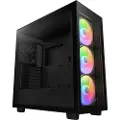 NZXT H7 Elite RGB - Matte Black - Kabinett - Miditower - Svart