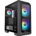 Thermaltake View 300 MX - Mid tower - utvidet ATX (E-ATX) - sidepanel med vindu (herdet glass) - ingen strømforsyning (PS/2) - svart - USB/lyd
