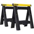Stanley STST1-70559, 450 kg, Plast, Sort, Gul, 710 mm, 425 mm, 76,5 cm