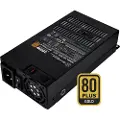 Silverstone TFX Series FX350-G - Strømforsyning (intern) - ATX12V / Flex ATX - 80 PLUS Gold - AC 90 - 264 V - 350 watt - aktiv PFC - svart