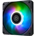 Silverstone Air Slimmer 120 ARGB - Kabinettvifte - slim - 120 mm - svart ramme, translucent blades