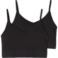 Name it 2-pakning Ribb Bralette