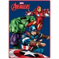MCU Avengers Fleece tæppe - 100 x 140 cm