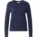 Tommy Hilfiger for woman. WW0WW44984 Blue crew neck jumper (L), Casual, Cotton