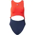 Tommy Hilfiger Cut Out One Piece Badetøy