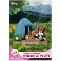 Beast Kingdom Toys Diorama Pvc D-stage Campsite Series Mini & Pluto Disney 10 Cm