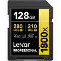 Lexar Professional 1800x SDXC 128 GB klasse 10 UHS-II/U3 V60-kort (LSD1800128G-BNNNG)