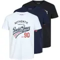 Jack & Jones Ethan Kortarmet T-skjorte 3 Enheter