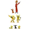 Plastoy Marsupilami Mini 7-pakning Figurer 4 Figurer 10 Cm