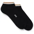 Hugo Boss for man. 50491192 Pack of 2 pairs of Stripes Socks black (43-46), Homewear, Cotton