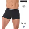 Brubeck BX10430 Men's boxer shorts COMFORT WOOL graphite L