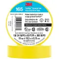 3M 165YL1E, 1 stykker, Gult, PVC, 600 V, Blister, 10 m