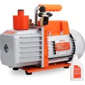 Vevor 5 CFM vakuumpumpe klimaanlegg vakuumpumpe 2-trinns roterende lamell HVAC