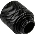 Alphacool Eiszapfen Connector Series Straight Socket 13/10mm - Armatur for væskekjølesystemkompresjon - mørkesvart