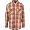 Urban Classics Long Oversized Checked Leaves Skjorte Med Lange Ermer