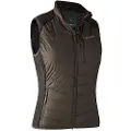 Deerhunter Lady Caroline Padded Waistcoat Brown Leaf 38