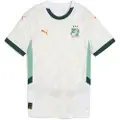 Puma Côte d'Ivoire 2025 Away Jersey Women, Clothing, White/Dark Myrtle, XS