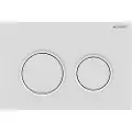 Geberit Betjeningsplade Omega20 mathvid/hvid