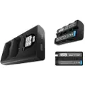 Newell Dl-usb 2-batteri Np-f570 Dobbel Lader