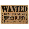 Noname One Piece Wanted Monkey D Luffy Dørmatte