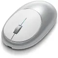 Satechi M1 - Mus - ergonomisk - høyre- og venstrehåndet - optisk - 3 knapper - trådløs - Bluetooth 4.0 - sølv