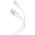 XO NB212 USB-A/USB-C-kabel - 2,1A, 1 m - Hvit