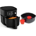 Philips 7000 Series HD9876 - Varmluftsteker - 8.3 liter - 2.2 kW - svart