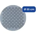 Wenko Anti-skli dusjmatte med fotmassasjeknopper, Ø 55 cm