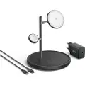 Anker MagGo Wireless Charging Station (3-in-1 Stand) - Black