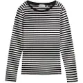 Tom Tailor 1043085 Striped Interlock 3/4-ermet T-skjorte
