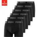 Puma Boxer Briefs (6-Pack) Men, Clothing, Black, 2