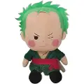 Sakami Merchandise One Piece Roronoa Zoro Plysjfigur 20 Cm
