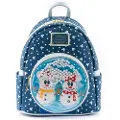 Disney Loungefly Mickey Minnie Snømann Ryggsekk 26 Cm