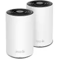 TP-LINK | Deco XE75 V1 - Wi-Fi-system (2 rutere) - op til 5500 sq.ft - mesh - GigE - Wi-Fi 6E - Tri-Band