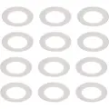 QAZQA Sett med 12 hvite nedfellbare spotlights inkl. Dim-to-Warm LED 7W IP65 - Blanca